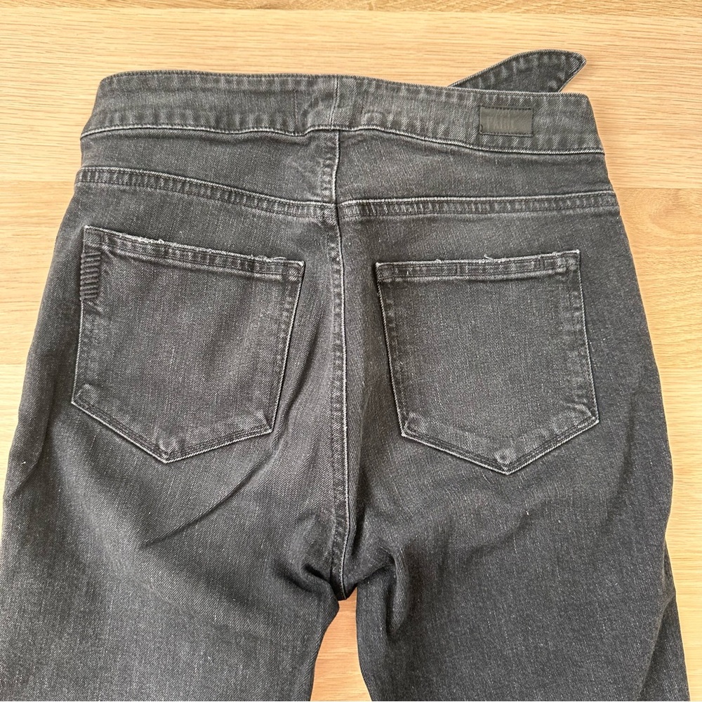 CROPPED PAIGE DENIM - SIZE 27 - BLACK - EXCELLENT CONDITION! - Picture 7 of 9